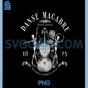 Danse Macabre Orchestra Skeleton Violin Teacher Halloween PNG