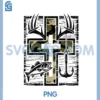 Faith Fishing Hunting Camo Cross with Hook Bass Christian PNG, Faith Fishing Hunting PNG