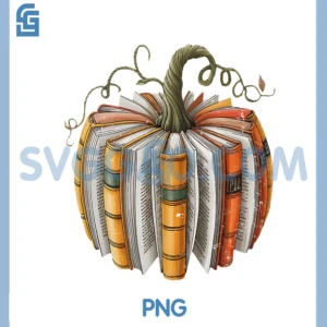 Fall Book Pumpkin Fall Librarians Bookworm Teachers Students PNG, Book Lover Pumpkin Book Teacher Fall PNG