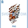 Fearless Tiger Silhouette Claw Eye Zoo Wildlife Animal PNG, Fierce Tiger Scratch PNG