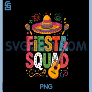 Fiesta Squad Family Matching Cinco de Mayo PNG, Cinco De Mayo PNG