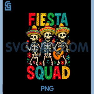 Fiesta Squad Mexican Skeleton Cinco de Mayo Fiesta PNG, Cinco De Mayo PNG