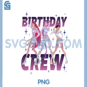 Kpop Demon HUNTRX Birthday Crew Officially Licensed PNG, Huntrix Manhwa Panels Poster PNG