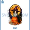 Retro Black Cat Halloween Pumpkin Costume for Men Women Kids PNG, Retro Black Cat PNG