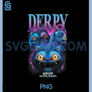 KPop Demon Hunters Derpy Heartthrob Officially Licensed PNG, KPop Demon Hunters Derpy Heartthrob PNG
