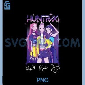 Kpop Demon Hunters Huntrix Officially Licensed PNG, Kpop Demon Hunters Huntrix PNG