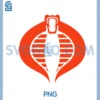 G.I. Joe A Real American Hero Cobra Command Logo PNG, Cobra Commander G.I. Joe PNG