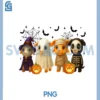 Goats in Witch Skeleton Ghost Costume Happy Halloween Day PNG, Spooky Goat PNG