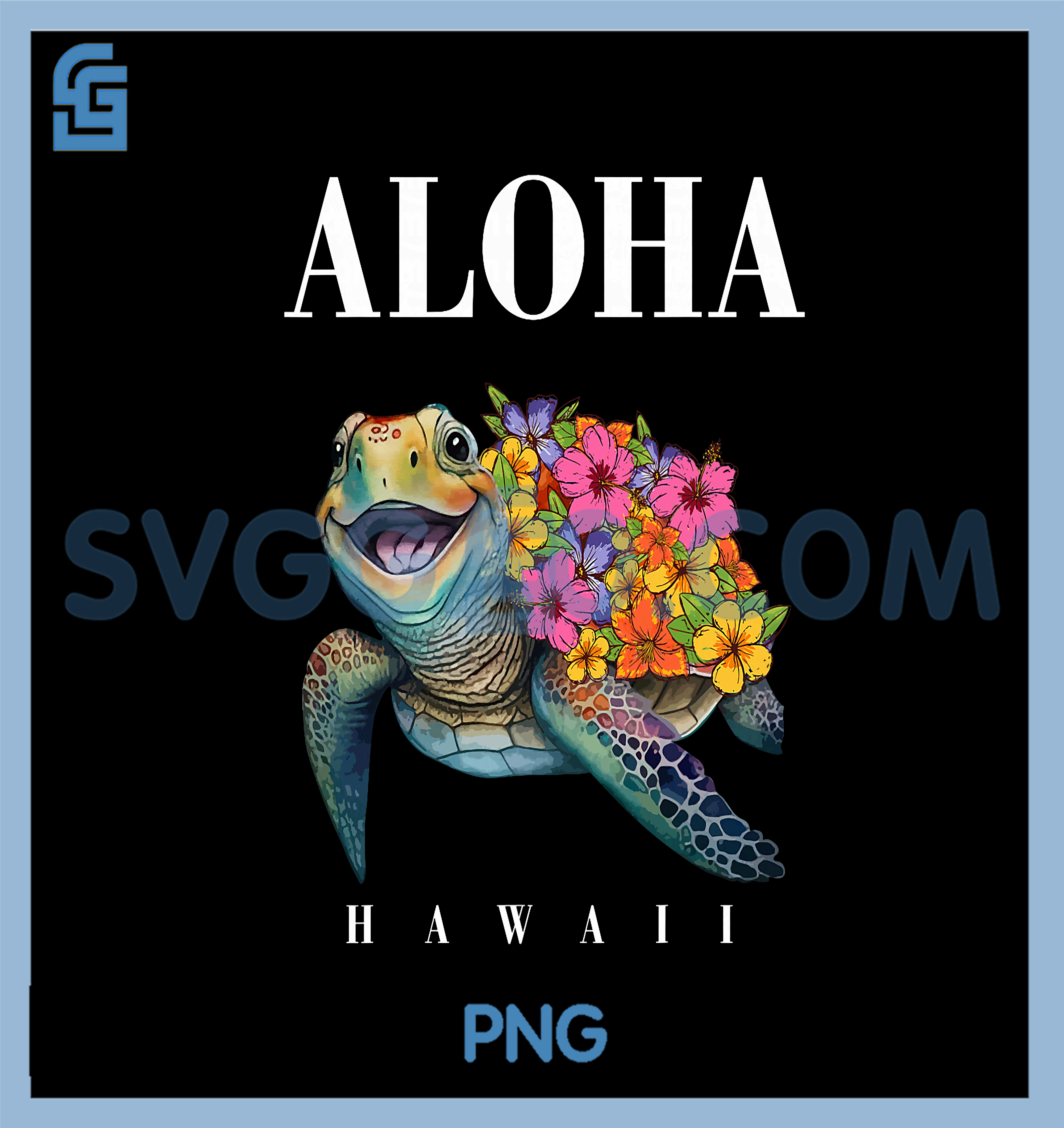 Hawaiian-Shirt Aloha Hawaii Sea Turtle Girl Women Youth Kids T-Shirt copy Hawaiian Aloha Hawaii Sea Turtle Girl Women Youth Kids PNG, Hawaii Cute PNG
