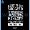 Housekeeping Manager Gift Environmental Services Week PNG