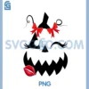 Jack O Lantern Face with Eyelashes Halloween Day Women Girls PNG, Halloween PNG