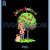 Johnny Appleseed Day September 26th Retro Tree PNG, Happy Johnny Appleseed Day PNG