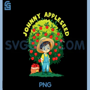 Johnny Appleseed Lazy Costume for Boys & Girls Kids PNG, Happy Johnny Appleseed Day PNG