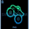 Monster Truck Toddler Boys Kids PNG, Monster Truck PNG