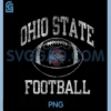 Ohio State Buckeyes Football Intensity Black PNG, Football PNG