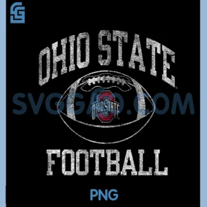 Ohio State Buckeyes Football Intensity Black PNG, Football PNG