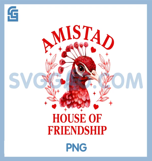 Retro Amistad House Of Friendship PNG, Amistad House PNG