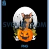 Retro Chihuahua Dog & Pumpkin Happy Halloween Day PNG, Chihuahua Halloween PNG