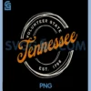Retro Tennessee Volunteer State PNG, Retro Tennessee PNG