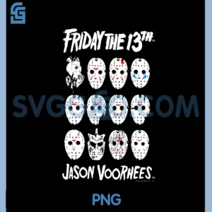 Ripple Junction x Friday the 13th (1980) PNG, Jason Mask Emotions PNG