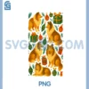 Rough Collie Dog Christmas Holiday Design PNG, For pet Lovers PNG