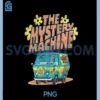 Scooby Doo Mystery PNG, Machine Centered Front View Text Logo PNG