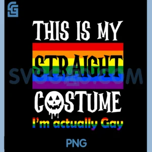 This is My Straight LGBTQ Gay PNG, Les Pride Halloween PNG