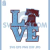 Phila LOVE Baseball SVG, Love Phillies Baseball SVG