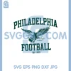 Philadelphia Eagles Football Fan SVG, Football Mascot Svg