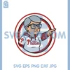 Phillies Karen Logo SVG, Funny Baseball Fan SVG