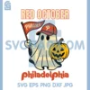 Phillies Red October Halloween Ghost SVG, Philadelphia Phillies SVG