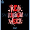 Wear Red For Red Ribbon Week PNG, Awareness Coquette Bow PNG