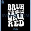 Winners Wear Red Team PNG, Spirit Week Game Sports day Groovy PNG