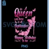 Womens A Queen Was Born in September PNG, Happy Birthday to Me PNG
