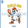 Womens Halloween Pickleball Ghost PNG, Pickle boo Pickleball Halloween V-Neck PNG