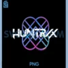 Womens Kpop Demon Hunters PNG, Huntrx Gradient Color Band Logo PNG