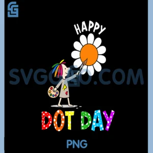 World Dot Day Kids PNG, Colorful Polka Dot Happy Dot Day Kids PNG