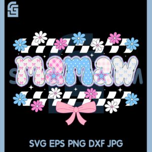Mamaw Grandma PNG, Mamaw Grandmother Coquette PNG