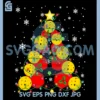 Pickleball Christmas PNG, Tree Merry Christmas Pajamas PNG