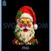 Santa Face & Blocks Building PNG, Master Builders Christmas PNG