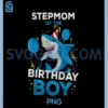 Stepmom of The Birthday Boy Shark PNG, Ocean Matching Family Comfort Colors Adult Heavyweight PNG
