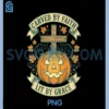 Carved by Faith Lit by Grace PNG, Vintage Pumpkin Cross PNG, Autumn Premium PNG