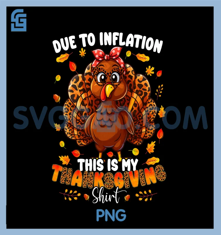 Inflation Thanksgiving PNG, Pilgrim Leopard PNG