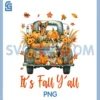 It's Fall Y'all PNG, Chihuahua Dog On Truck Thanksgiving PNG