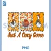 Just A Fall Goose PNG, Autumn Leaves Thanksgiving Day PNG