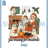 Just Waiting for Christmas PNG, Santa Claus Ghost Christmas PNG