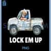 Lock Em Up PNG, Private Property PNG, Funny Old Man Meme PNG