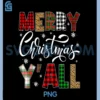 Merry Christmas Y'all PNG, Leopard Buffalo Plaid Xmas PNG 2 Merry Christmas Y'all PNG, Leopard Buffalo Plaid Xmas PNG