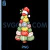 Patchwork Xmas Tree PNG, Retro Christmas PNG