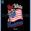 Red White & Blueberries PNG, Coquette Flag Bow PNG 1 Red White & Blueberries PNG, Coquette Flag Bow PNG